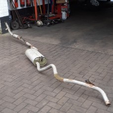 EXHAUST BACK BOX AND DOWN PIPE
