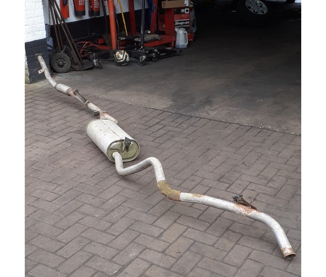EXHAUST BACK BOX AND DOWN PIPE