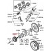 ENGINE CRANK SHAFT PULLEY FOR A MITSUBISHI PAJERO/MONTERO - V45W