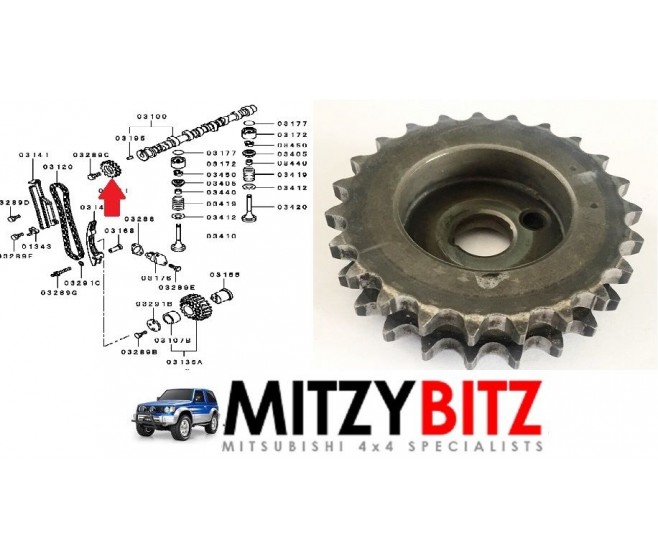 CAMSHAFT CHAIN SPROCKET FOR A MITSUBISHI ENGINE - 