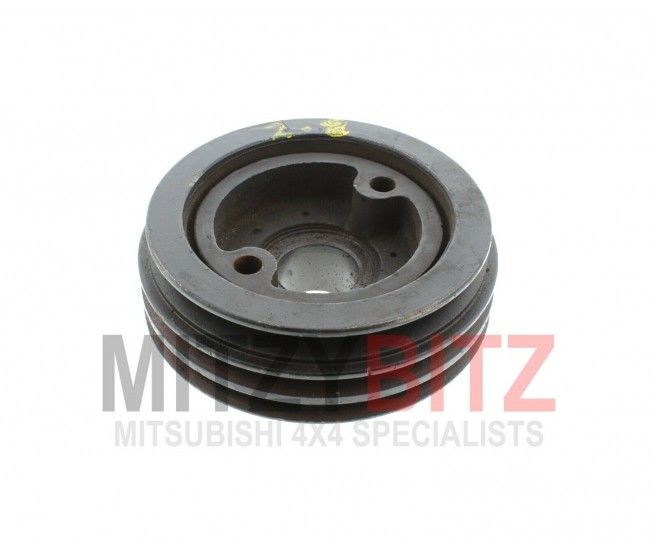 GOOD USED CRANK SHAFT PULLEY FOR A MITSUBISHI PAJERO - V76W