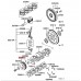 ENGINE CRANK SHAFT PULLEY FOR A MITSUBISHI V70# - PISTON & CRANKSHAFT