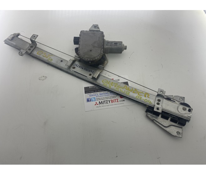 WINDOW REGULATOR AND MOTOR FRONT RIGHT FOR A MITSUBISHI V60# - WINDOW REGULATOR AND MOTOR FRONT RIGHT