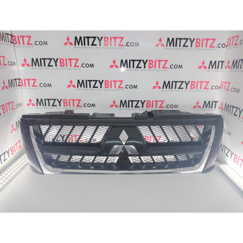Front Radiator Grille Black Chrome for a Mitsubishi Pajero V68W Buy  Online from MitzyBitz