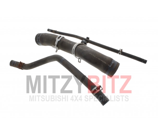 FUEL TANK FILLER AND BREATHER HOSES FOR A MITSUBISHI KA,B0# - FUEL TANK FILLER AND BREATHER HOSES