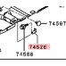 FLOOR CARPET HOOK FOR A MITSUBISHI L200 - KB4T