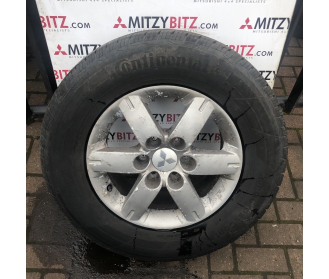 ALLOY WHEEL AND TYRE 17 FOR A MITSUBISHI PAJERO - V75W