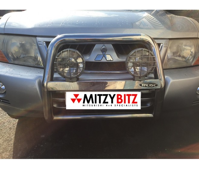 CHROME A-BAR WITH SPOT LIGHTS FOR A MITSUBISHI V70# - CHROME A-BAR WITH SPOT LIGHTS