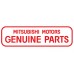 DID DECAL BADGE MARK FOR A MITSUBISHI EXTERIOR - 