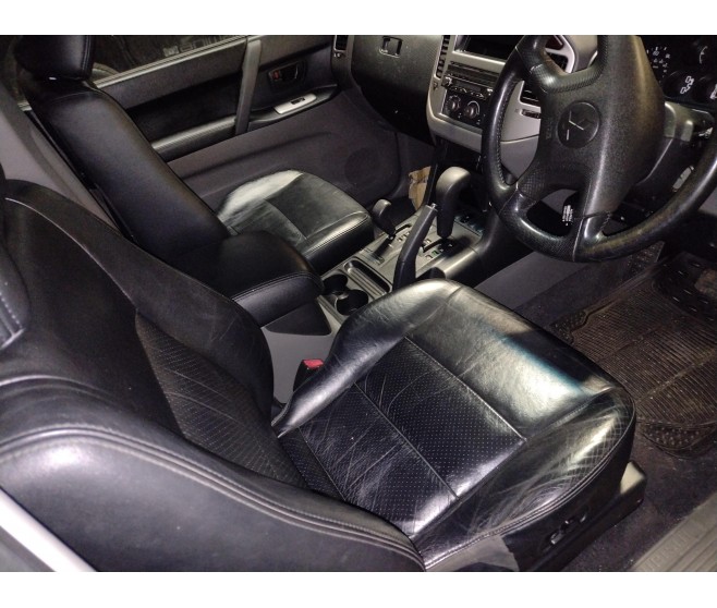 FRONT AND REAR BLACK LEATHER SEATS