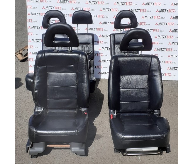 FRONT SEATS AND REAR SEATS IN LEATHER FOR A MITSUBISHI MONTERO - V77W