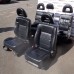 FRONT SEATS AND REAR SEATS IN LEATHER FOR A MITSUBISHI PAJERO - V77W