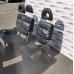 FRONT SEATS AND REAR SEATS IN LEATHER FOR A MITSUBISHI PAJERO - V77W