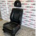 FRONT LEFT BLACK LEATHER SEAT FOR A MITSUBISHI MONTERO - V77W