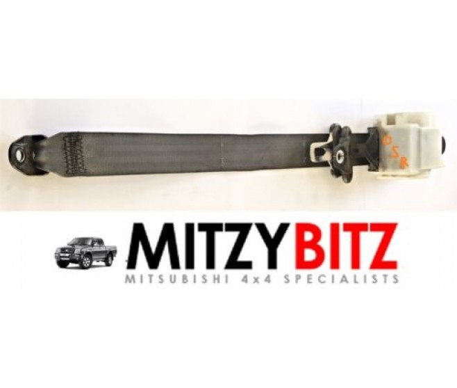 REAR RIGHT GREY SEAT BELT FOR A MITSUBISHI K60,70# - REAR RIGHT GREY SEAT BELT