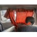 MISMATCHED CURTAIN AND RAILS SET FOR A MITSUBISHI PA-PF# - INNER CURTAIN