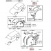 WHEEL ARCH TRIM REAR RIGHT FOR A MITSUBISHI PAJERO/MONTERO - V43W