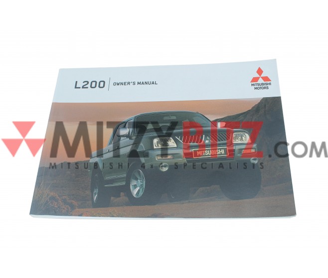 L200 OWNERS MANUAL FOR A MITSUBISHI K60,70# - PLATE & LABEL