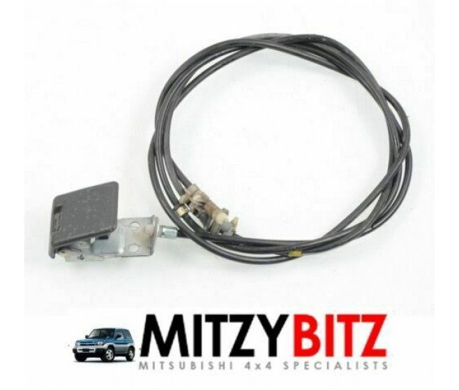 BONNET RELEASE CABLE AND PULL HANDLE FOR A MITSUBISHI PAJERO/MONTERO SPORT - K94W