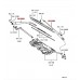FRONT DRIVER WIPER ARM FOR A MITSUBISHI DELICA SPACE GEAR/CARGO - PA5W