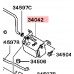 REAR AXLE DIFF LOCK AIR PUMP FOR A MITSUBISHI K80,90# - REAR AXLE DIFF CONTROL