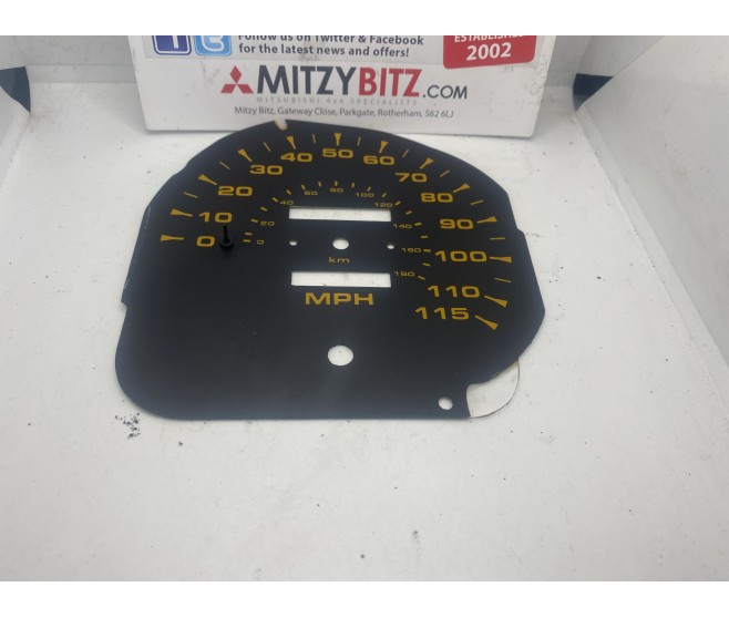 SPEEDOMETER SPEEDO FACE IN MPH FOR A MITSUBISHI CHASSIS ELECTRICAL - 
