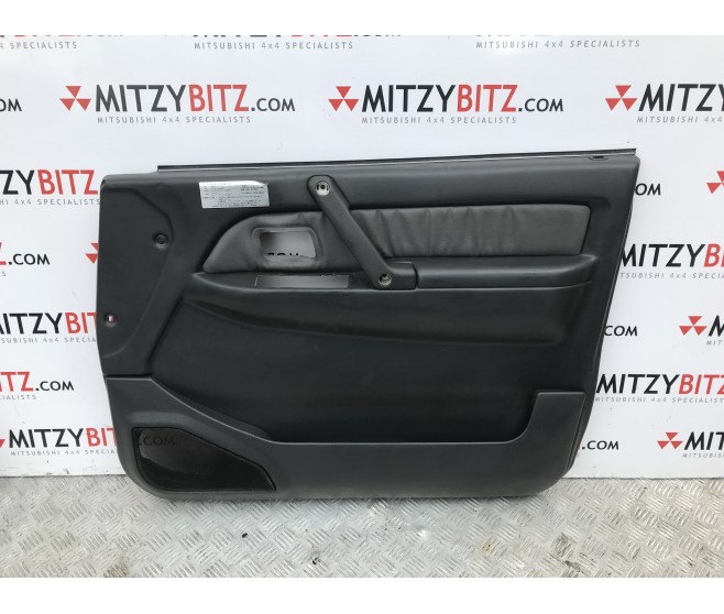 FRONT RIGHT DOOR CARD GREY LEATHER
