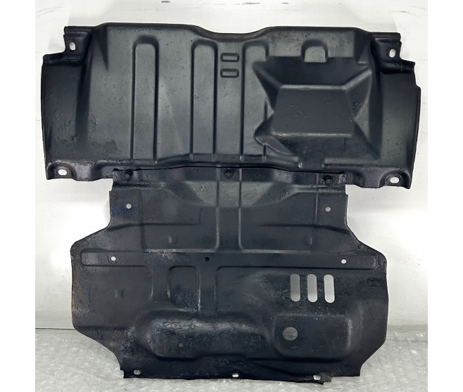 UNDER ENGINE SKID PLATE AND FRONT GUARD FOR A MITSUBISHI L200 - K74T