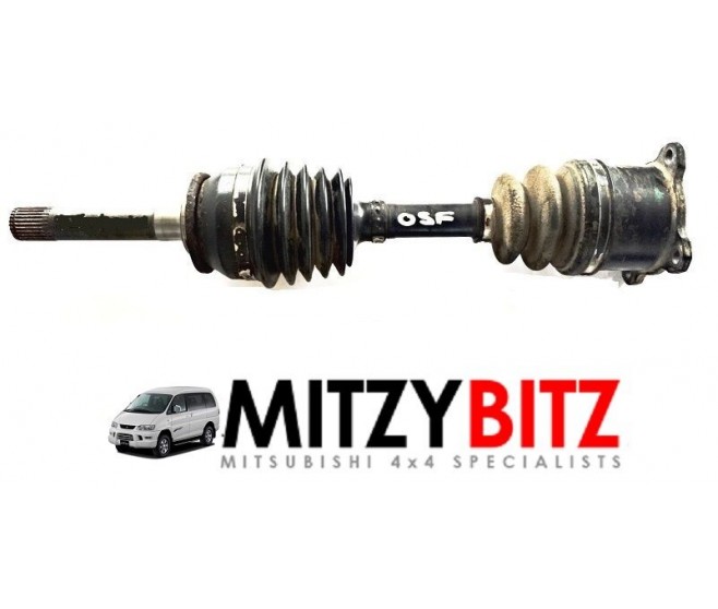 FRONT RIGHT AXLE DRIVESHAFT FOR A MITSUBISHI PA-PF# - FRONT AXLE HOUSING & SHAFT