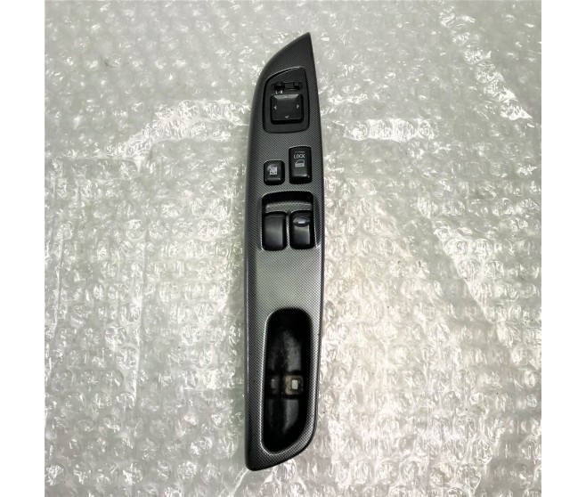 MASTER WINDOW AND MIRROR SWITCHES FOR A MITSUBISHI PA-PF# - FRONT DOOR TRIM & PULL HANDLE