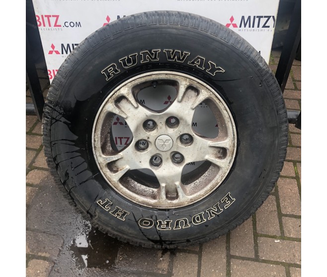 ALLOY WHEEL AND TYRE 16 FOR A MITSUBISHI PAJERO - V76W