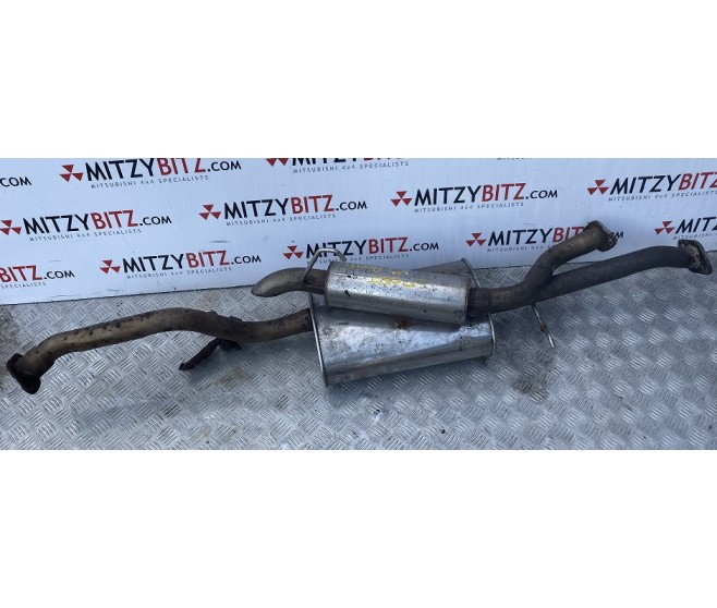 REAR EXHAUST BACK BOX AND TAILPIPE FOR A MITSUBISHI NATIVA - K99W