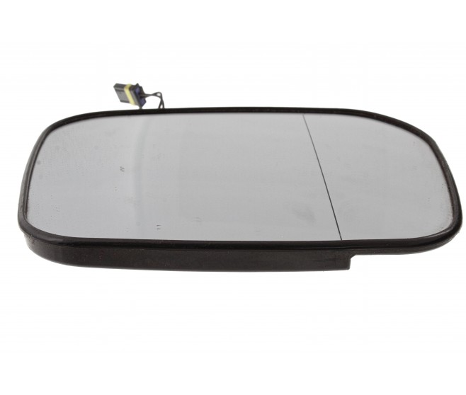 FRONT LEFT DOOR WING MIRROR GLASS ONLY FOR A MITSUBISHI K90# - FRONT LEFT DOOR WING MIRROR GLASS ONLY