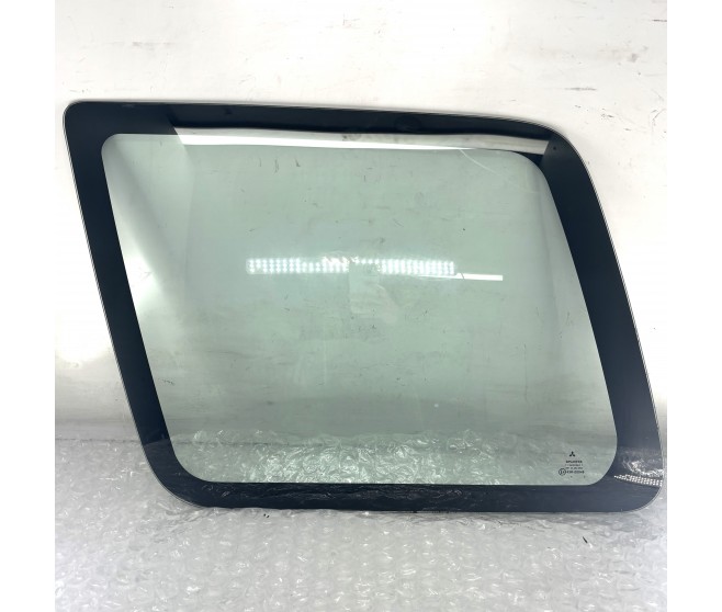 QUARTER GLASS REAR LEFT FOR A MITSUBISHI H60,70# - QTR WINDOW GLASS & MOULDING