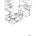 FRONT FLOOR CARPET HOOK FOR A MITSUBISHI V60,70# - FLOOR MAT