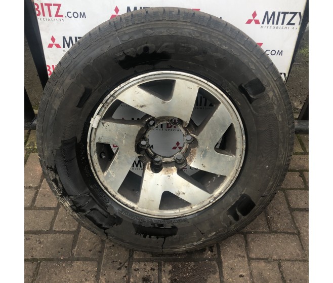 ALLOY WHEEL AND TYRE 16 FOR A MITSUBISHI SHOGUN SPORT - K90#