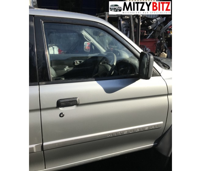 FRONT RIGHT  SILVER BARE DOOR PANEL ONLY FOR A MITSUBISHI MONTERO SPORT - K99W