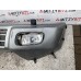 SILVER FRONT BUMPER WITH WASHER JETS  FOR A MITSUBISHI PAJERO/MONTERO - V74W