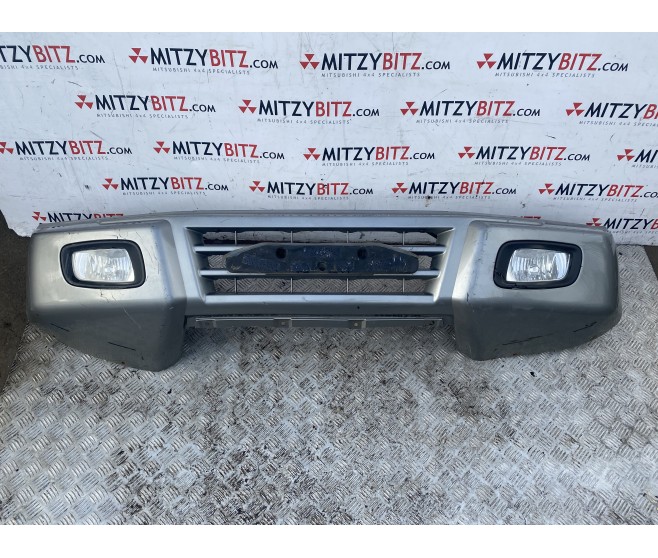 SILVER FRONT BUMPER NO SIDE  FLARES FOR A MITSUBISHI BODY - 
