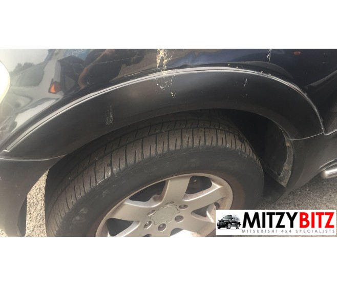 BLACK FRONT LEFT WHEEL ARCH TRIM OVERFENDER FOR A MITSUBISHI EXTERIOR - 