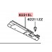 LEFT RADIATOR GRILLE TRIM FOR A MITSUBISHI PAJERO/MONTERO - V74W