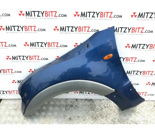 FRONT LEFT BLUE WING FENDER FOR A MITSUBISHI BODY - 