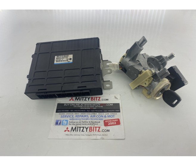 MR539772 ENGINE CONTROL UNIT  WITH TRANSPONDER & KEY FOR A MITSUBISHI PAJERO PININ/MONTERO IO - H77W