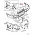BUMPER CORNER CAP REAR RIGHT FOR A MITSUBISHI V70# - BUMPER CORNER CAP REAR RIGHT