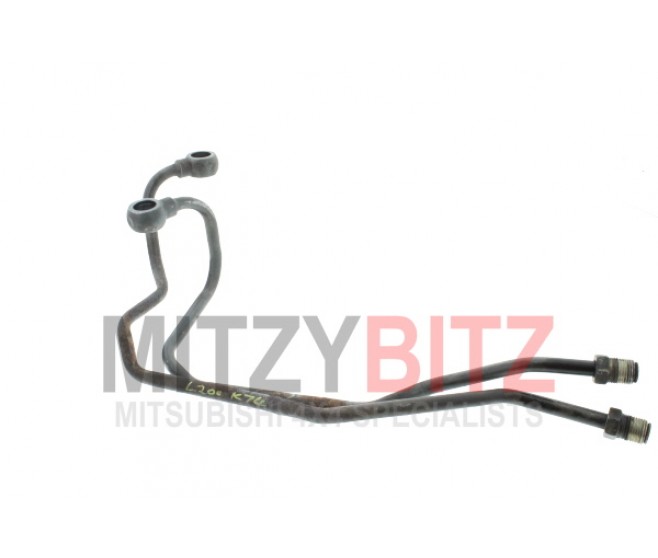 OIL COOLER FEED AND RETURN PIPES FOR A MITSUBISHI L200 - K74T