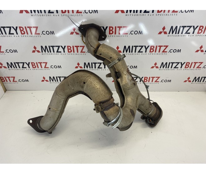 FRONT LEFT EXHAUST DOWN PIPE  FOR A MITSUBISHI INTAKE & EXHAUST - 