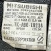 SEAT BELT REAR LEFT FOR A MITSUBISHI V70# - SEAT BELT