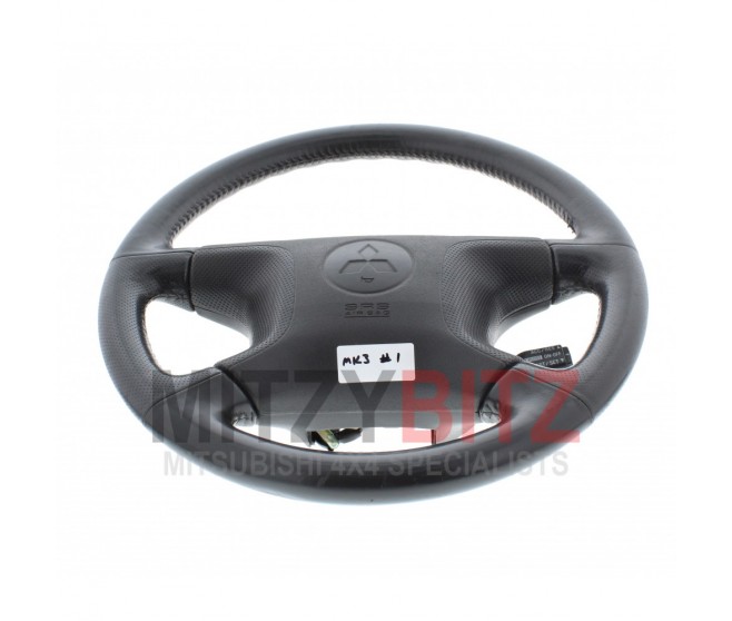 STEERING WHEEL WITH CRUISE STALK FOR A MITSUBISHI PAJERO - V68W