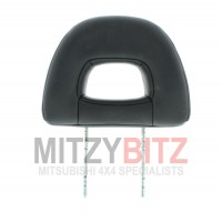BLACK LEATHER HEADREST SECOND ROW OUTER