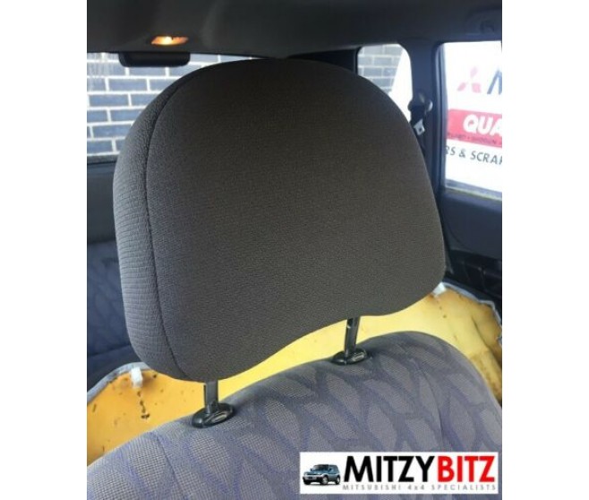 FRONT GREY CLOTH HEADREST FOR A MITSUBISHI SEAT - 